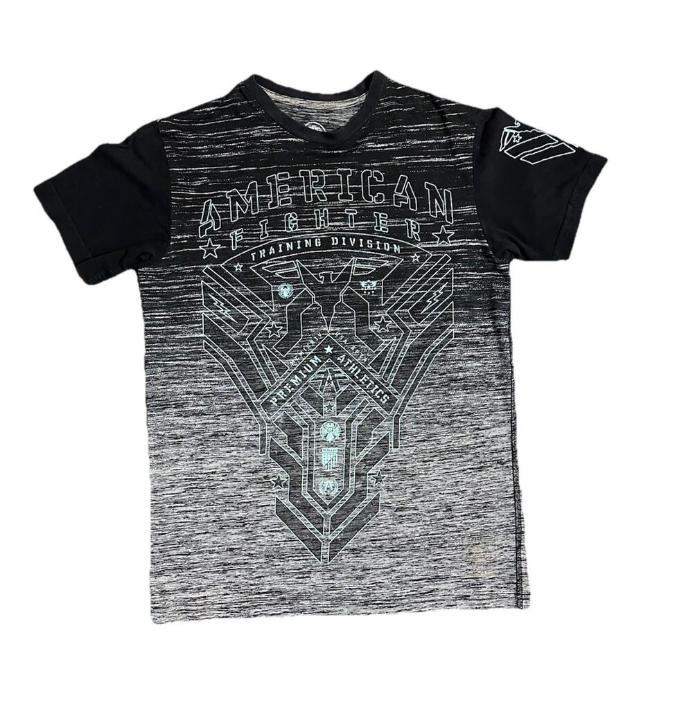 American Fighter All Over Print Short Sleeve T-Shirt Size Small